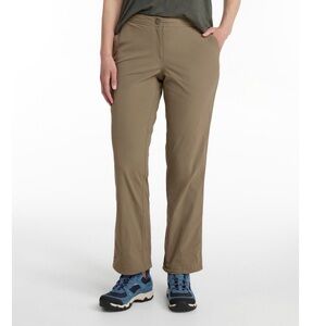 L.L. Bean Water-Repellent Comfort Trail Cargo Pants Womens 20R Mid-Rise Straight